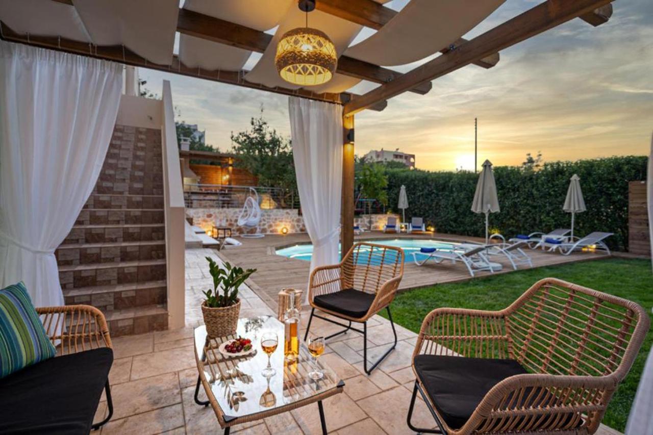 Villa Ellovos With Private Pool Rethymno Exteriér fotografie